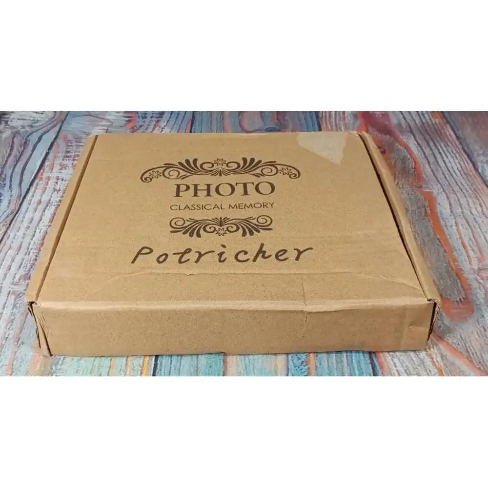 Potricher Classical Memory Photo Album with Spiral Binding‎